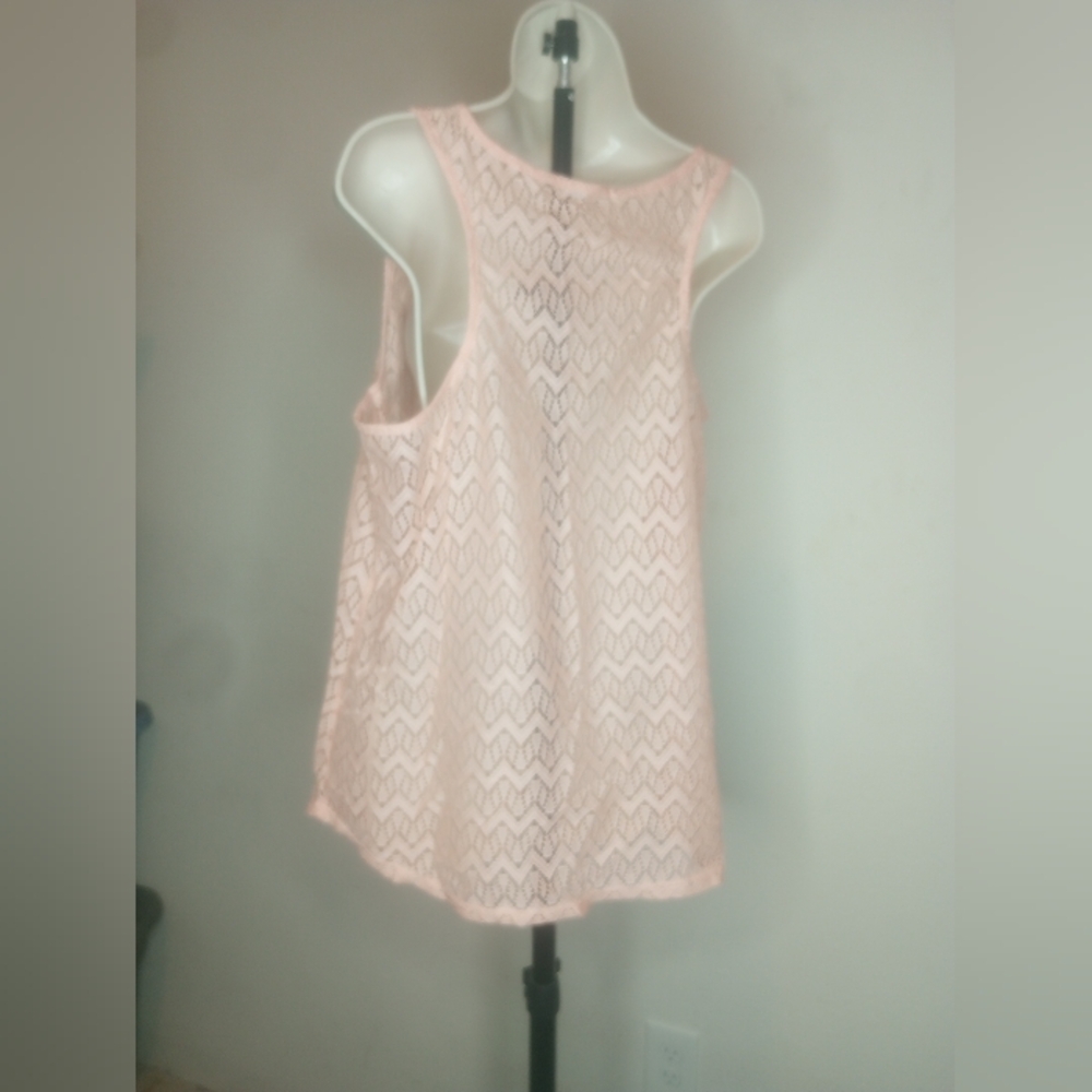 Maurices Pink Relaxed Tank Top Sz XL - Picture 3 of 10